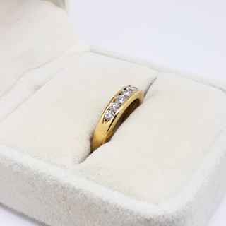 Anillo Oro 18K con Diamantes 0.42ct