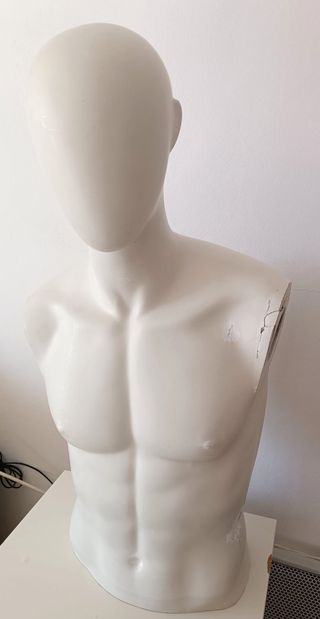 Busto maniquí hombre (80x40 cm)