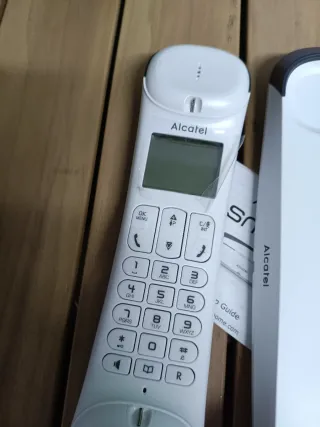 Teléfono Inalámbrico Alcatel Smile Gris/Blanco