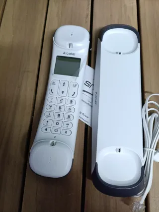Teléfono Inalámbrico Alcatel Smile Gris/Blanco
