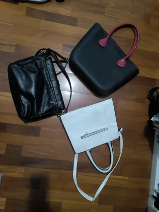 Set 3 Borse Donna Nere e Bianche