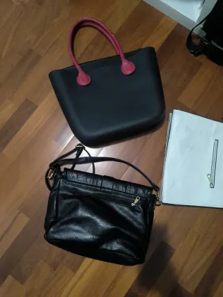 Set 3 Borse Donna Nere e Bianche