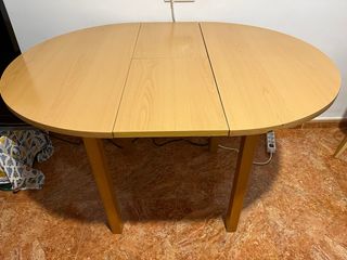 Mesa extensible madera 90x120cm