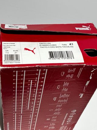 Zapatillas Fútbol Puma Tacto II Amarillas