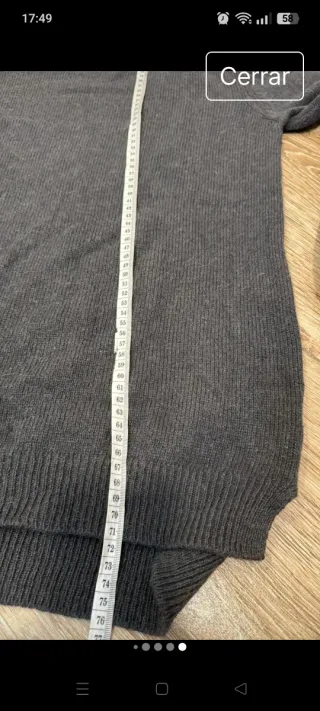 Jersey Daniele Fiesoli Italia Talla L Gris