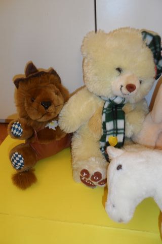 lotto peluche grandi anni 80 90 orsetti leone ippo