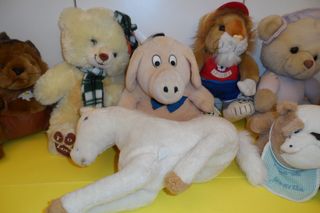 lotto peluche grandi anni 80 90 orsetti leone ippo