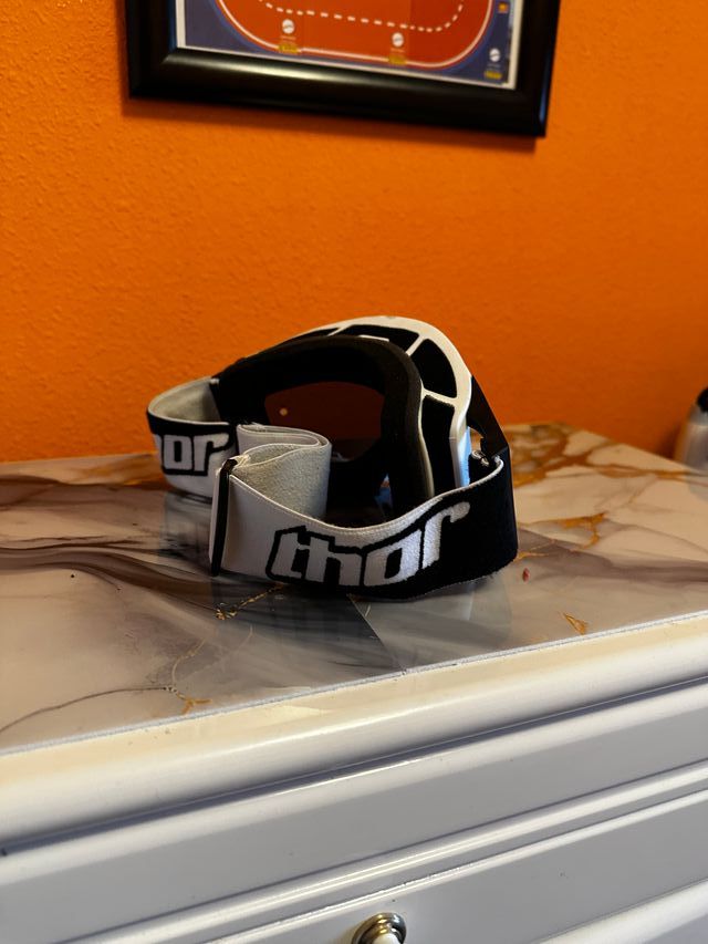 Gafas Thor Motocross Blancas y Negras