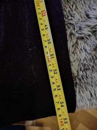 Capa de terciopelo morado