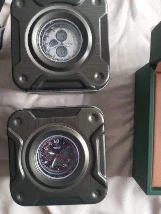 Reloj Fredric Tourbillon Negro/Plateado