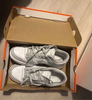 Nike Dunk Low Gris y Blanco