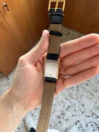 Orologio Seiko Tank Rettangolare Oro Nero