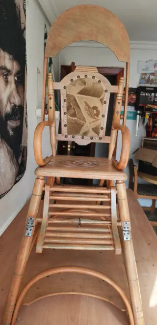 Trona antigua de colección