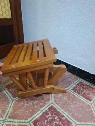 Banqueta Reposapiés Madera