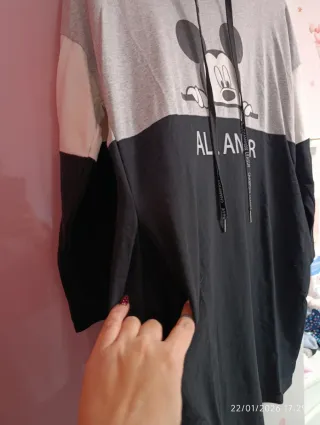 Vestido Sudadera Mickey Mouse Talla Única