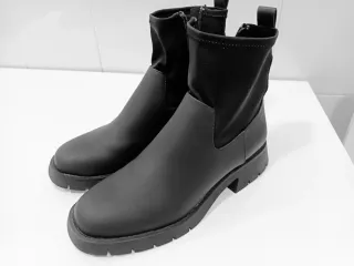Botines impermeables negros talla 41