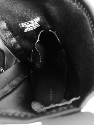 Botines impermeables negros talla 41