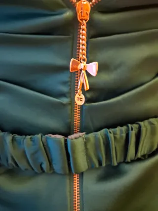 Top Elisabetta Franchi drappeggiato con piume