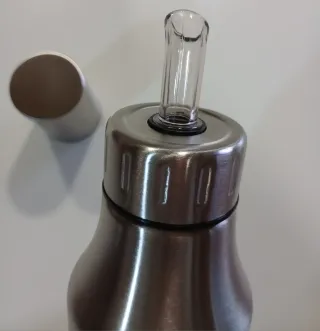 Botella de aceite de acero inoxidable Novata