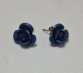 20979 Pendiente rosa en plata de ley