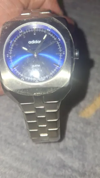 Reloj Adidas Azul y Plateado