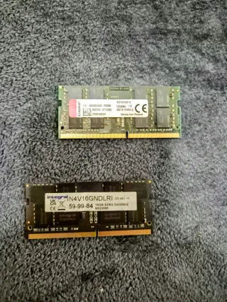Módulos de Memoria Portátil 16GB DDR4 SODIMM