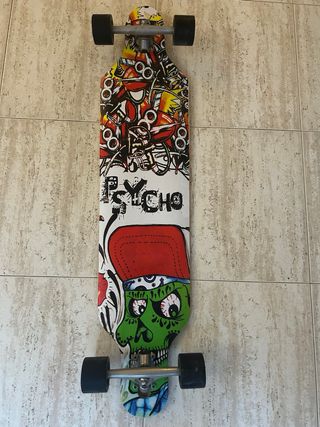 Longboard skate con llave y recambios