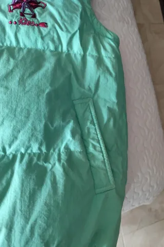 Chaqueta bomber vintage de plumas