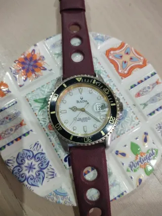 Reloj Bulova Marrón y Plateado