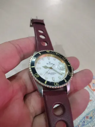 Reloj Bulova Marrón y Plateado