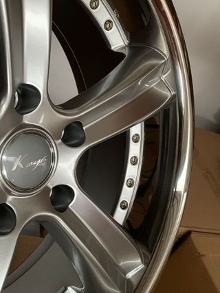 4 LLANTAS koya 8X19 5X100 et35 garganta inox