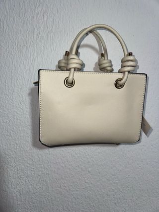 Bolso oso Blanco y Dorado