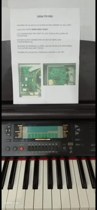 Piano Digital Baldwin Velle PS1300