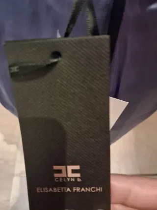 Gonna Elisabetta Franchi verde/viola