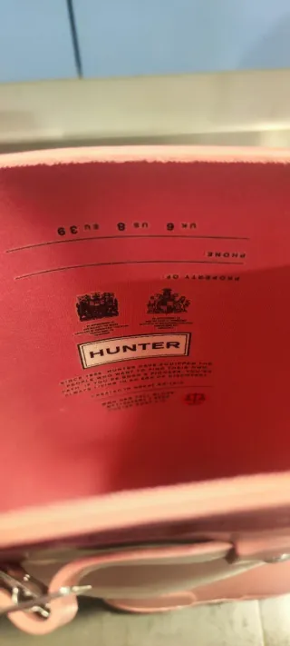 Botas de agua Hunter rosas