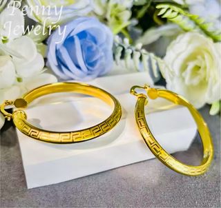 Pendientes Aro Bañados en Oro 18k