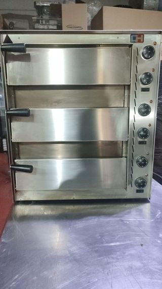 Horno de pizza compacto 3 pisos SEGUNDA MANO