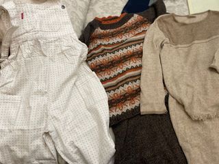 Lote Ropa Embarazada Invierno Beige/Marrón