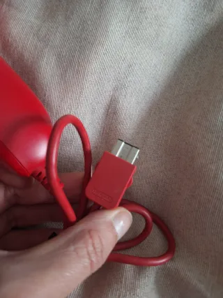 Controller Nunchuk Wii Rosso Originale Nintendo