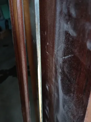 Espejo madera junquillos