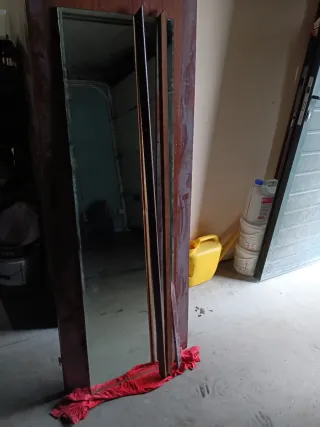 Espejo madera junquillos