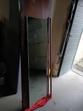 Espejo madera junquillos