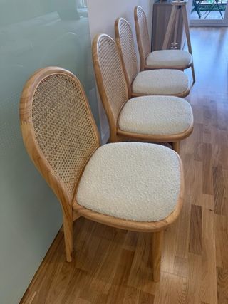 4 Sillas Maison du Monde Crudo Lana