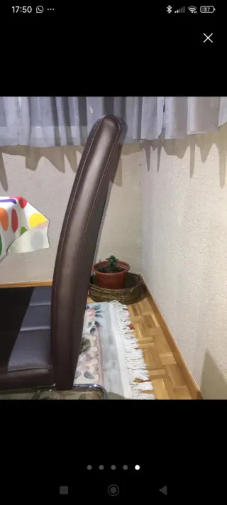 2 Sillas Polipiel Conforama sin estrenar