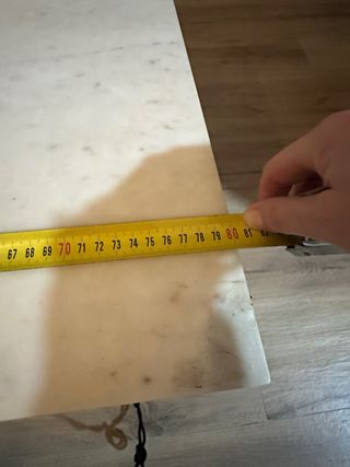 Mesa café mármol y metal Westwing