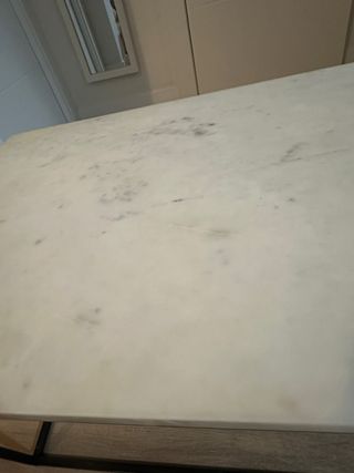 Mesa café mármol y metal Westwing