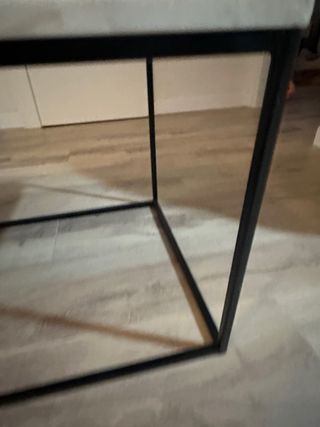 Mesa café mármol y metal Westwing