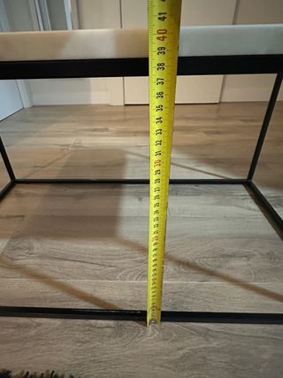 Mesa café mármol y metal Westwing