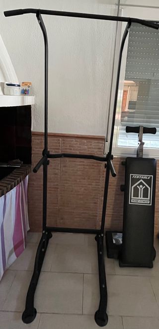 Barra dominadas y tríceps