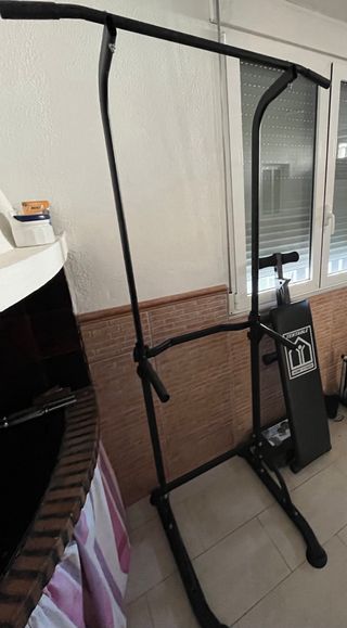 Barra dominadas y tríceps